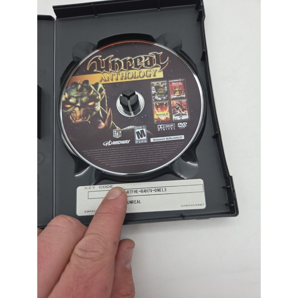 Unreal Anthology PC DVD-ROM 2006 PC Midway No Soundtrack Disc - Picture 5 of 5